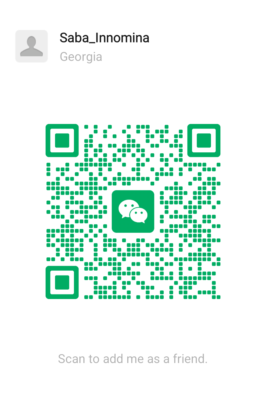 Saba_Innomina WeChat QR code